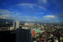 Rainbow in Manila